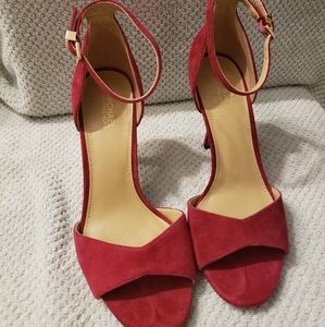 fuchsia Michael Kors heels